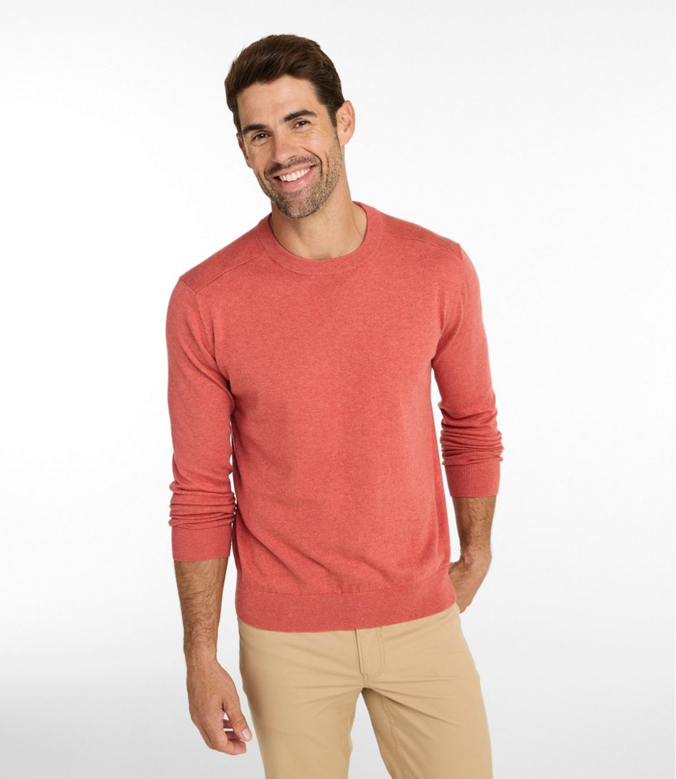 Men's All Seasons Cotton Blend Sweater, Crewneck - L.L.Bean Latest