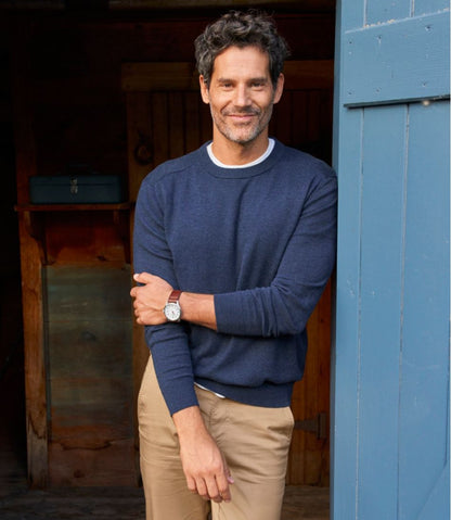 Men's All Seasons Cotton Blend Sweater, Crewneck - L.L.Bean Latest