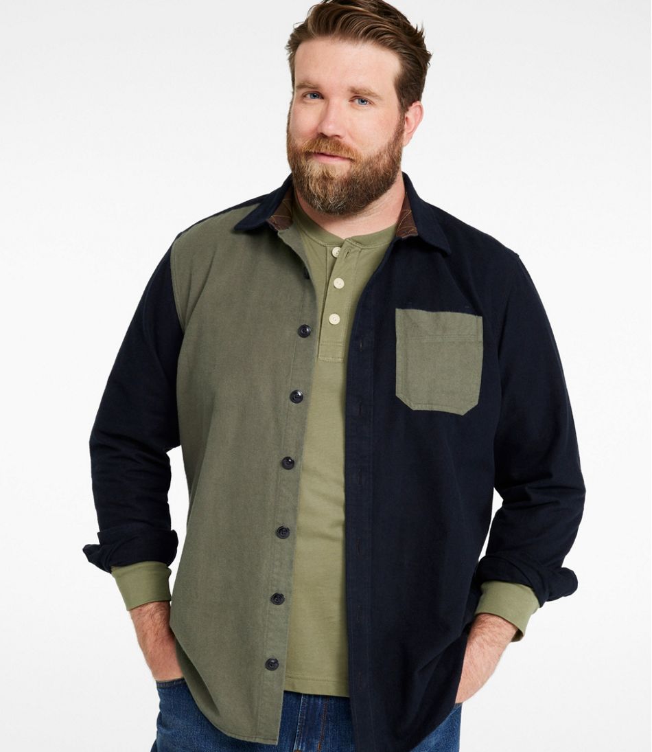 Men's Signature 1933 Chamois Cloth Shirt, Slim Fit, Mixed Media - L.L.Bean Classic