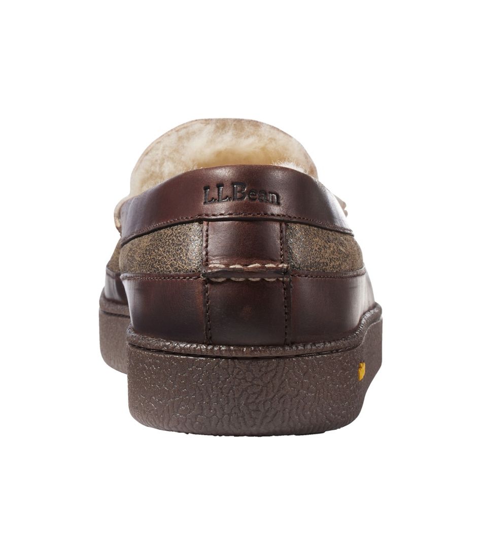 Men's Lodge Moc Vibram® Slippers, Shearling - L.L.Bean Quality