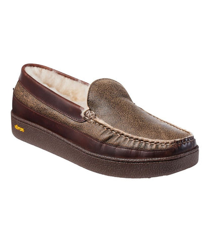 Men's Lodge Moc Vibram® Slippers, Shearling - L.L.Bean Quality
