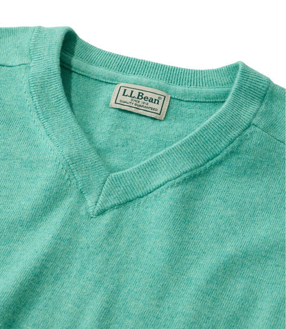Men's All Seasons Cotton Blend Sweater, V-Neck - L.L.Bean Latest