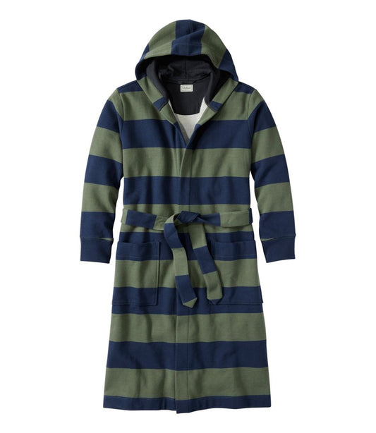 Men's Mariner Sweatshirt Robe, Stripe - L.L.Bean Quality