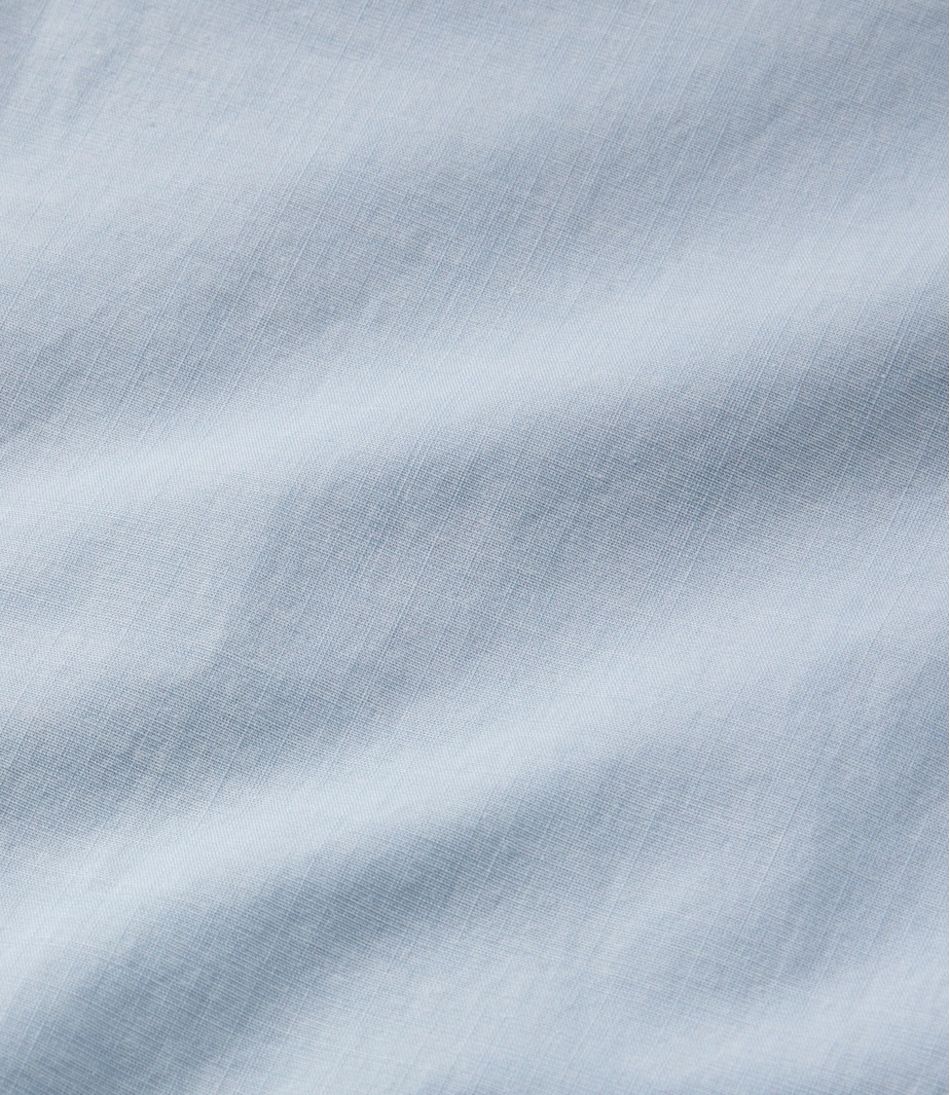 Men's Comfort Stretch Performance® Chambray Shirt, Long-Sleeve, Slightly Fitted Untucked Fit - L.L.Bean Quality