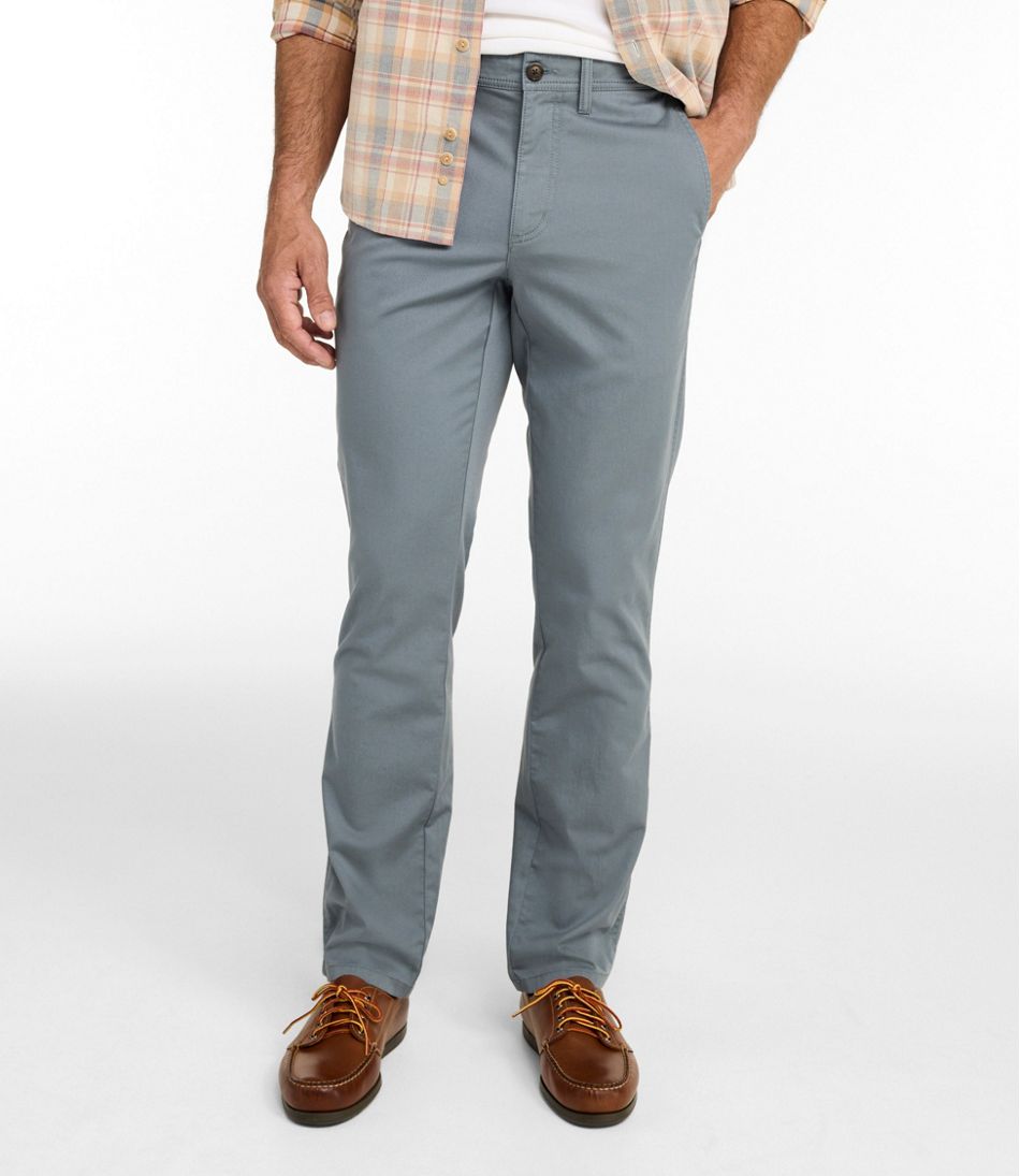 Men's Sunwashed Khaki Pants, Standard Fit, Straight Leg - L.L.Bean Trusted