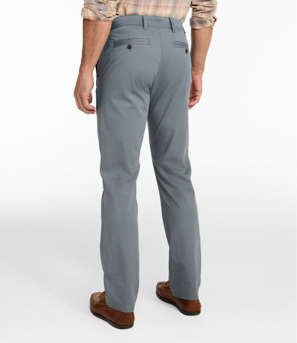 Men's Sunwashed Khaki Pants, Standard Fit, Straight Leg - L.L.Bean Trusted