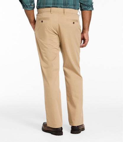 Men's Sunwashed Khaki Pants, Standard Fit, Straight Leg - L.L.Bean Trusted