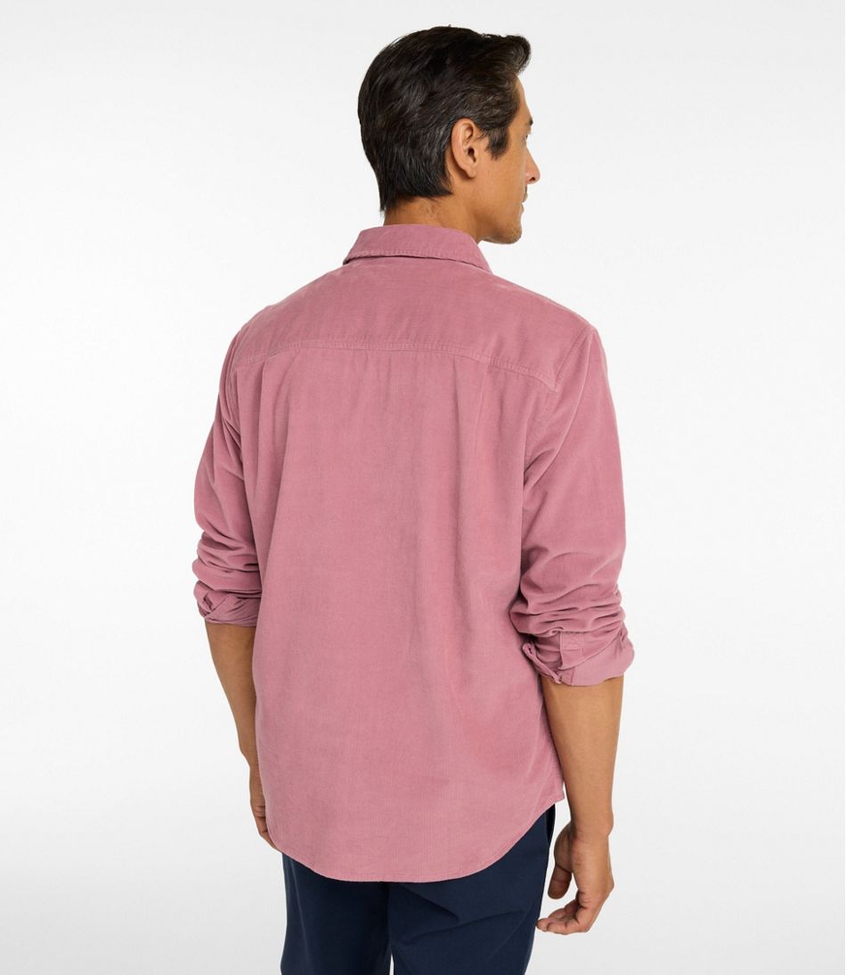 Men's Sunwashed Corduroy Shirt, Slightly Fitted Untucked Fit - L.L.Bean Essential