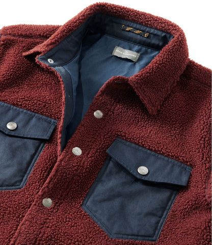 Men's Signature Mixed Media Fleece Shirt Jacket - L.L.Bean Everyday