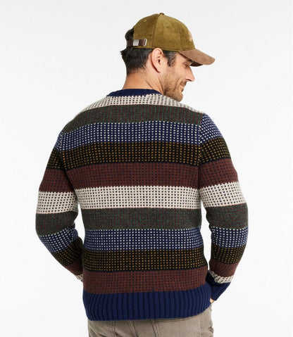 Men's Signature 1980 Matinicus Rock Sweater, Crewneck, Stripe - L.L.Bean Essential