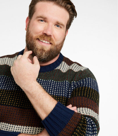 Men's Signature 1980 Matinicus Rock Sweater, Crewneck, Stripe - L.L.Bean Essential