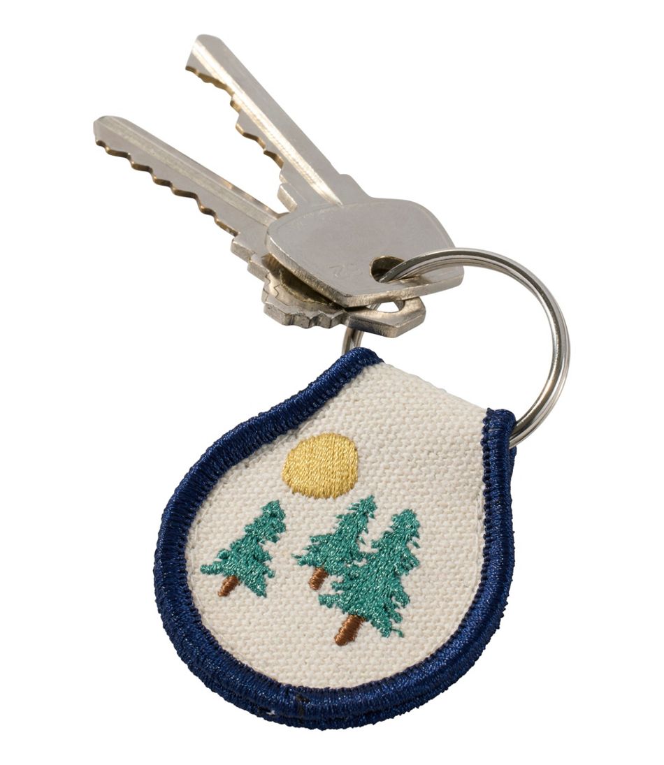 Embroidered Patch Charm, Trees - L.L.Bean Everyday
