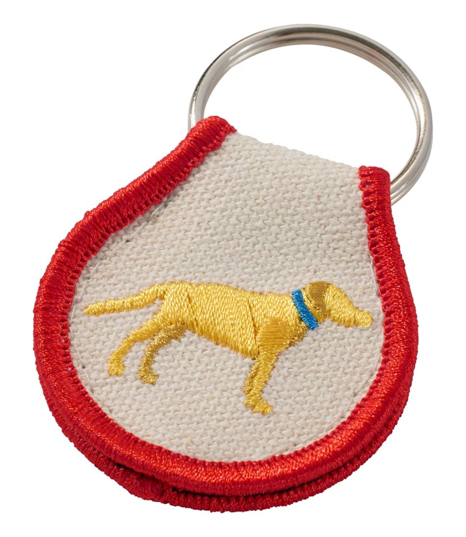Embroidered Patch Charm, Yellow Lab - L.L.Bean Essential