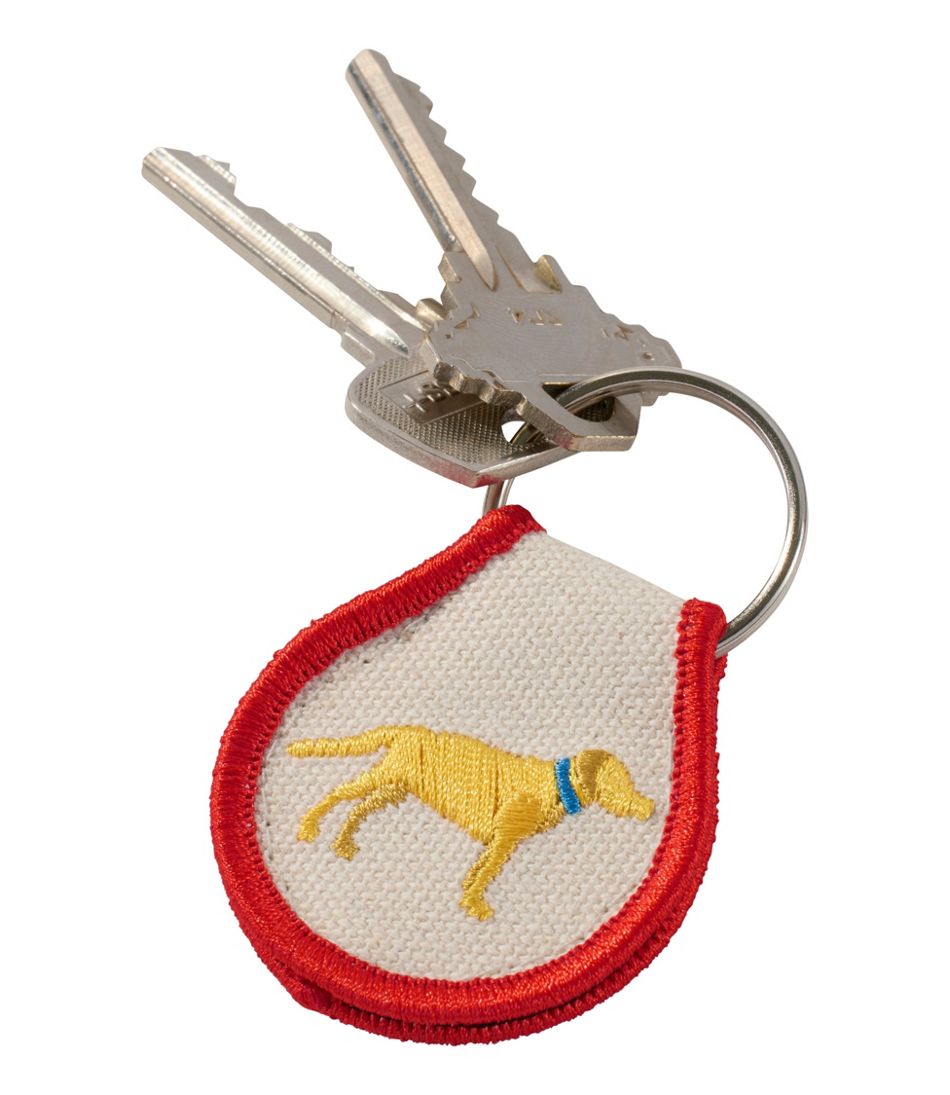 Embroidered Patch Charm, Yellow Lab - L.L.Bean Essential