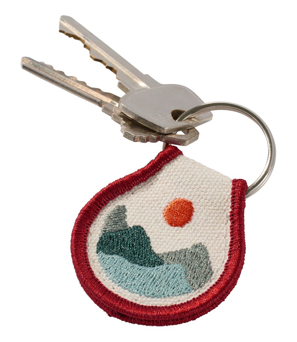 Embroidered Patch Charm, Mountains - L.L.Bean Everyday