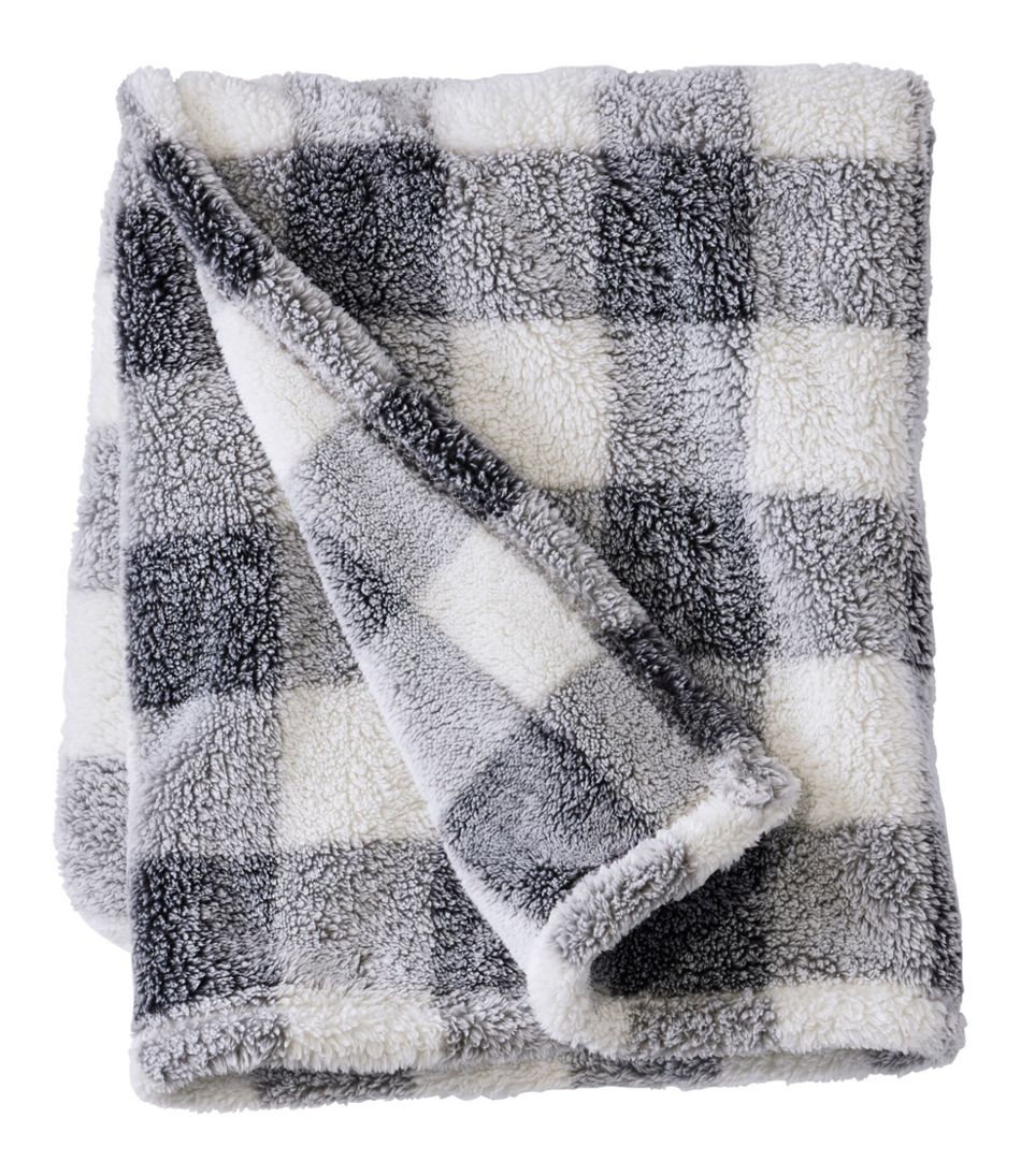 Cozy Plush Throw, Plaid - L.L.Bean Great Value