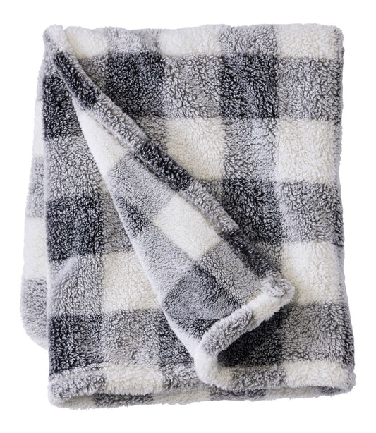 Cozy Plush Throw, Plaid - L.L.Bean Great Value