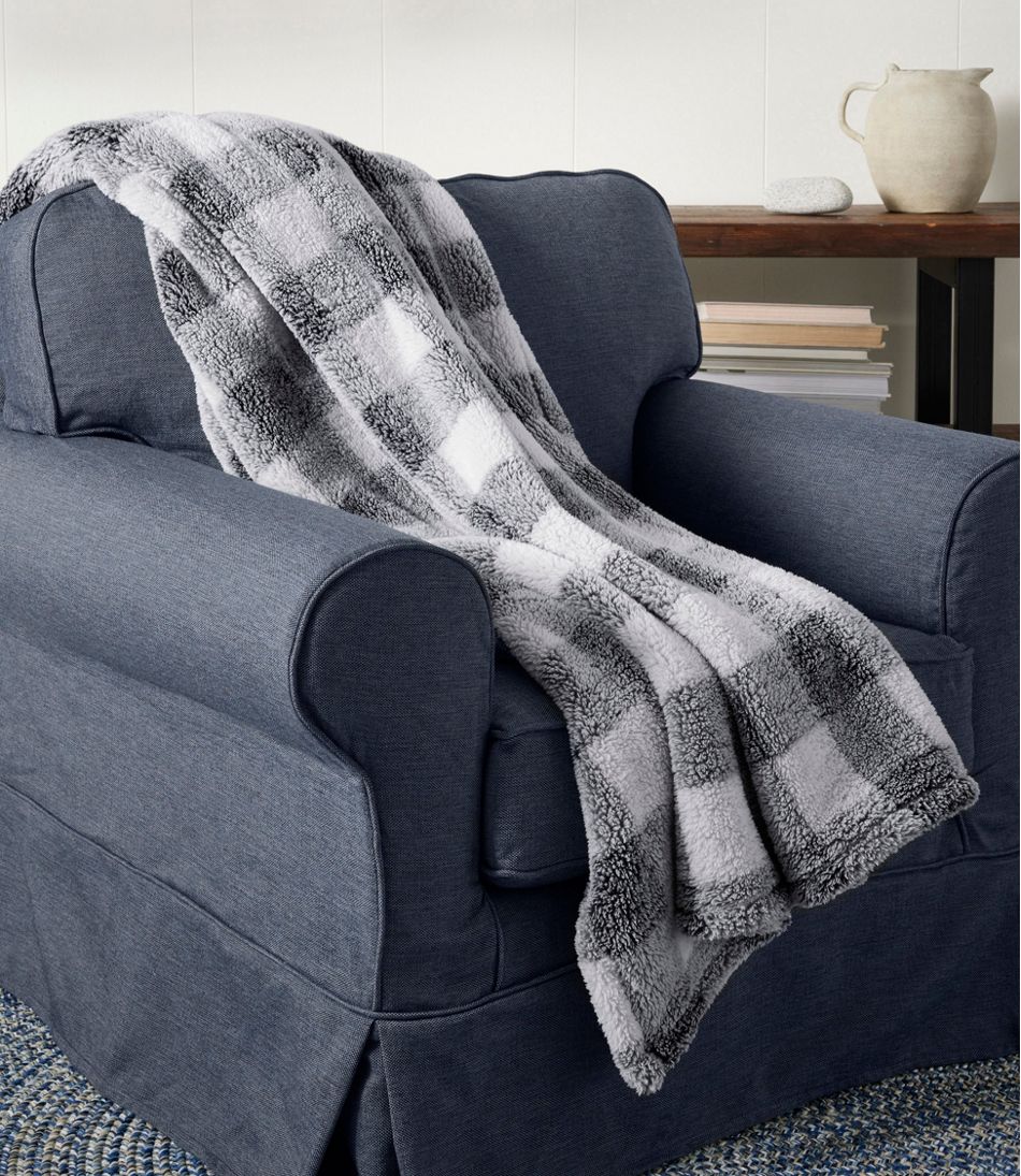 Cozy Plush Throw, Plaid - L.L.Bean Great Value