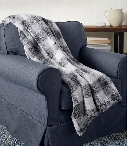Cozy Plush Throw, Plaid - L.L.Bean Great Value