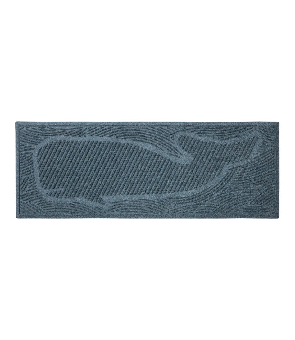 Everyspace Recycled Waterhog Wide Doormat, Swimming Whale - L.L.Bean Customer Favorite