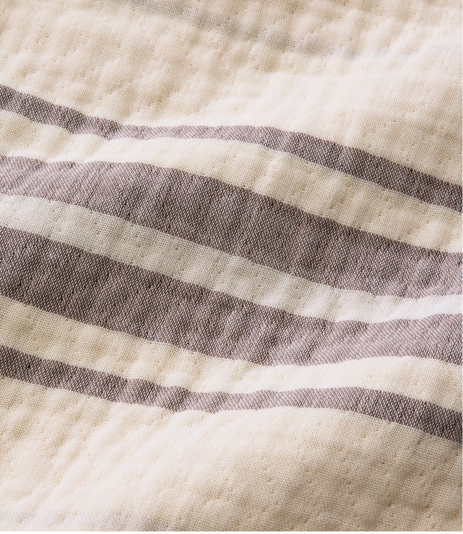Lightweight Cotton Gauze Throw, Stripe - L.L.Bean Great Value