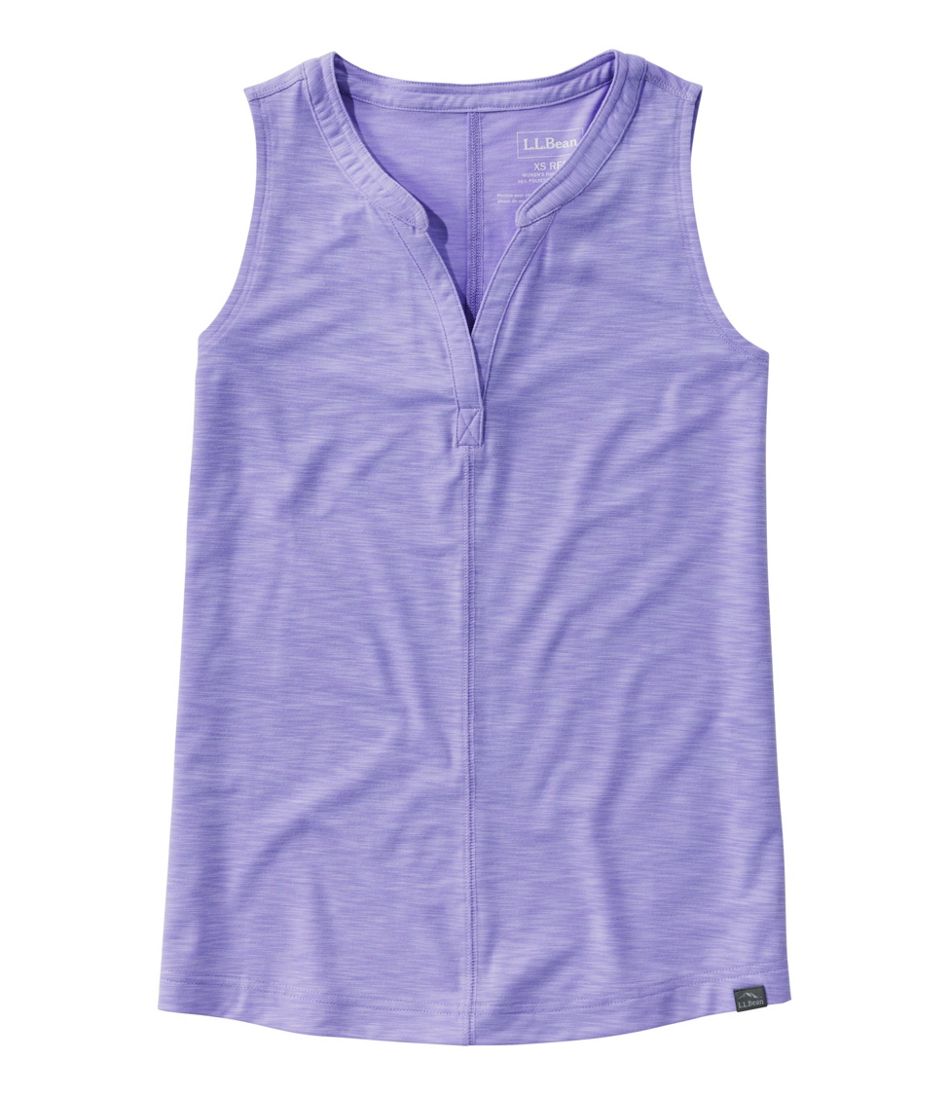 Women's Streamside Tank, Splitneck - L.L.Bean Great Value