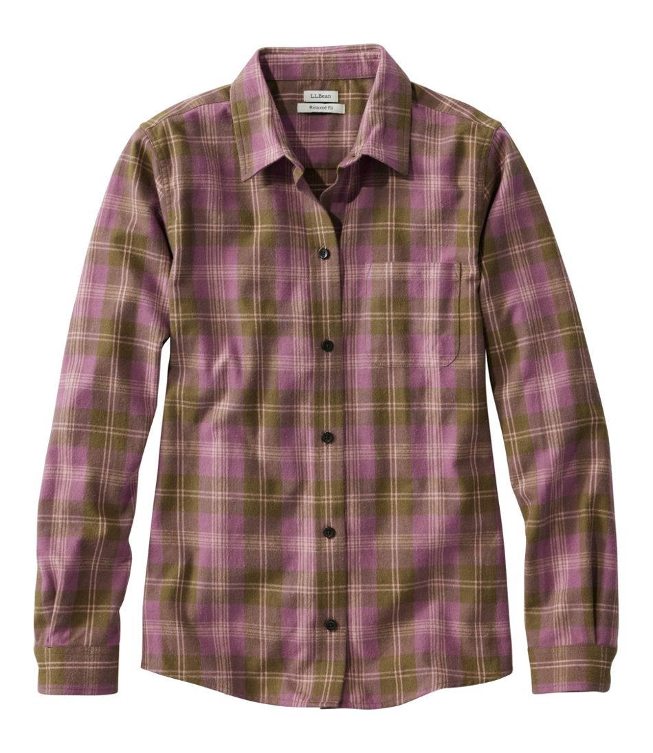 Women's Scotch Plaid Flannel Shirt, Relaxed - L.L.Bean Essential