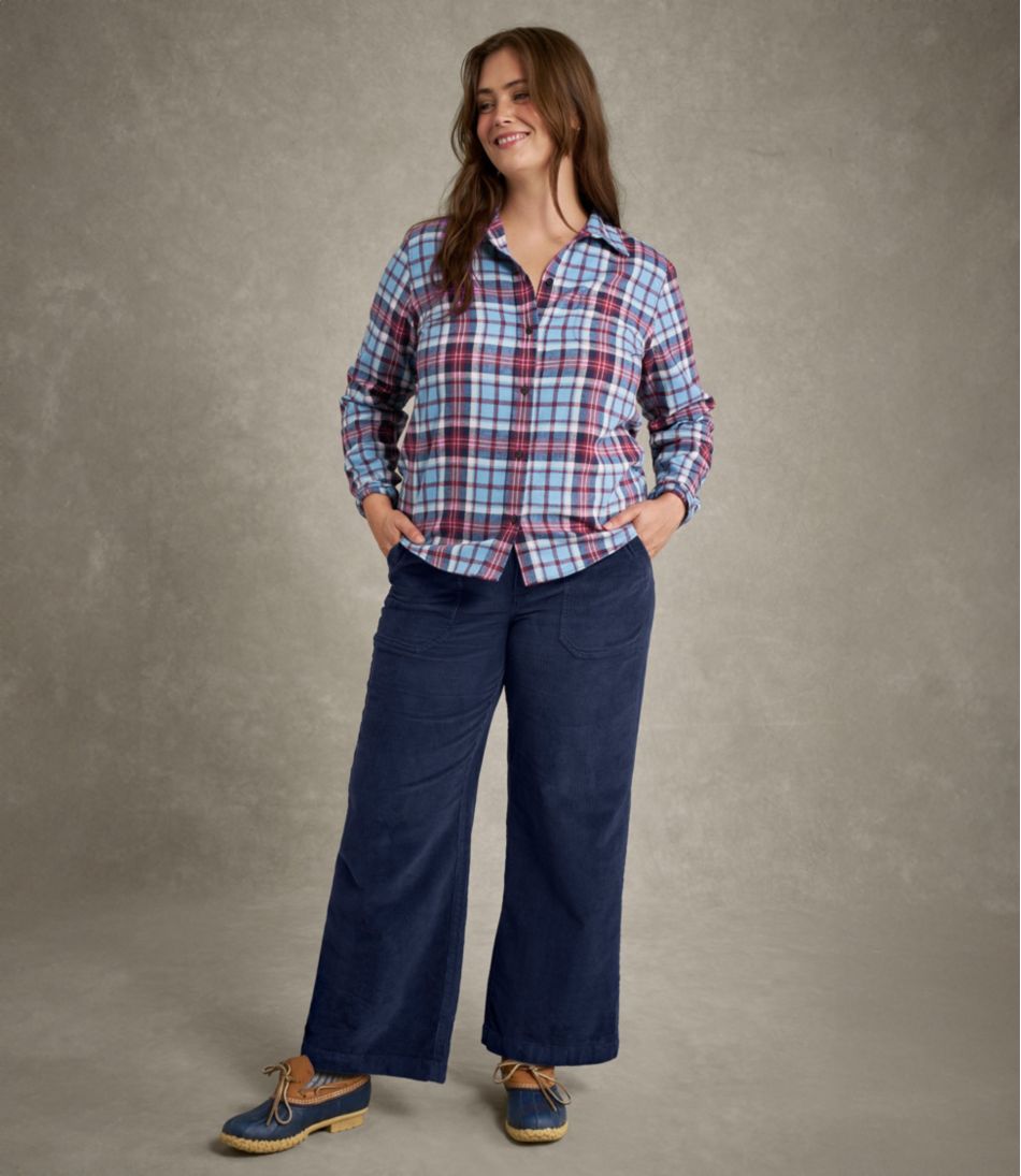 Women's Scotch Plaid Flannel Shirt, Relaxed - L.L.Bean Essential