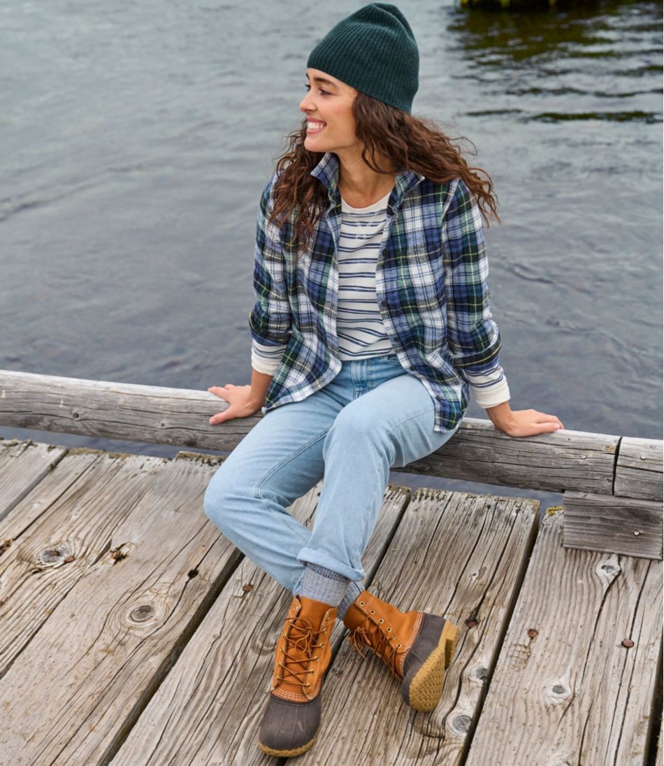 Women's Scotch Plaid Flannel Shirt, Relaxed - L.L.Bean Essential