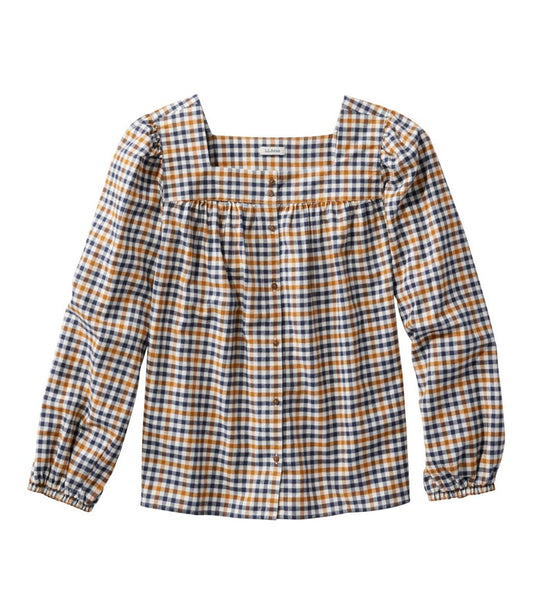 Women's Whisperweight Flannel Shirt, Squareneck - L.L.Bean Latest