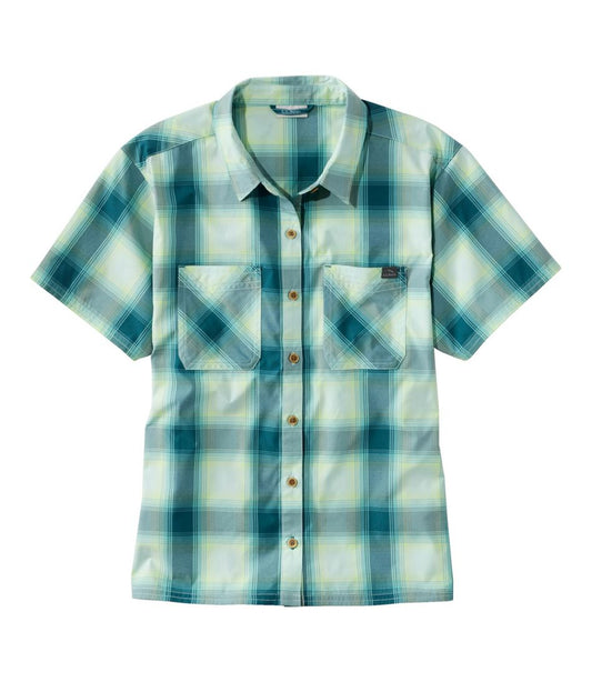 Women's Everyday SunSmart® Woven Shirt, Short-Sleeve Plaid - L.L.Bean Value