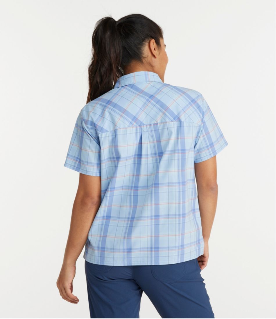 Women's Everyday SunSmart® Woven Shirt, Short-Sleeve Plaid - L.L.Bean Value