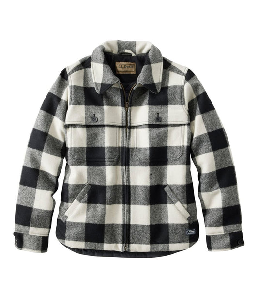 Women's Maine Guide Zip Front Jac-Shirt with Primaloft, Plaid - L.L.Bean Classic