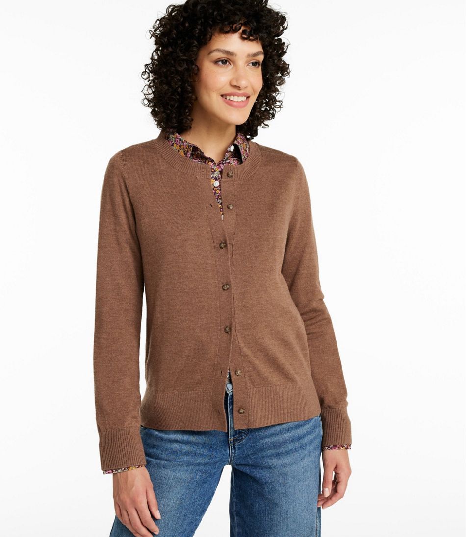 Women's Essential Merino Wool Sweater, Cardigan - L.L.Bean Quality