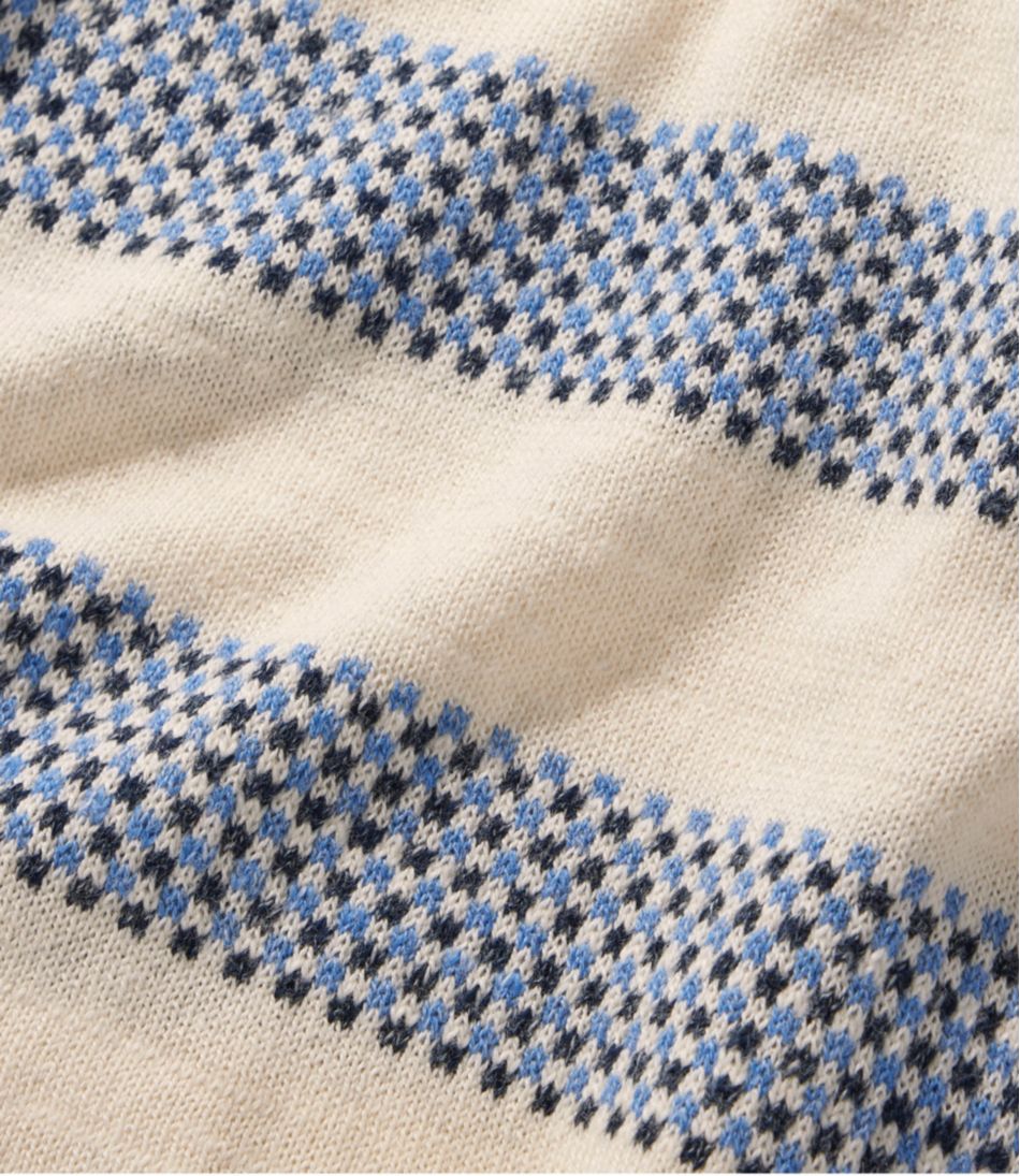 Women's Organic Cotton Slub Sweater, Crewneck Stripe - L.L.Bean Everyday