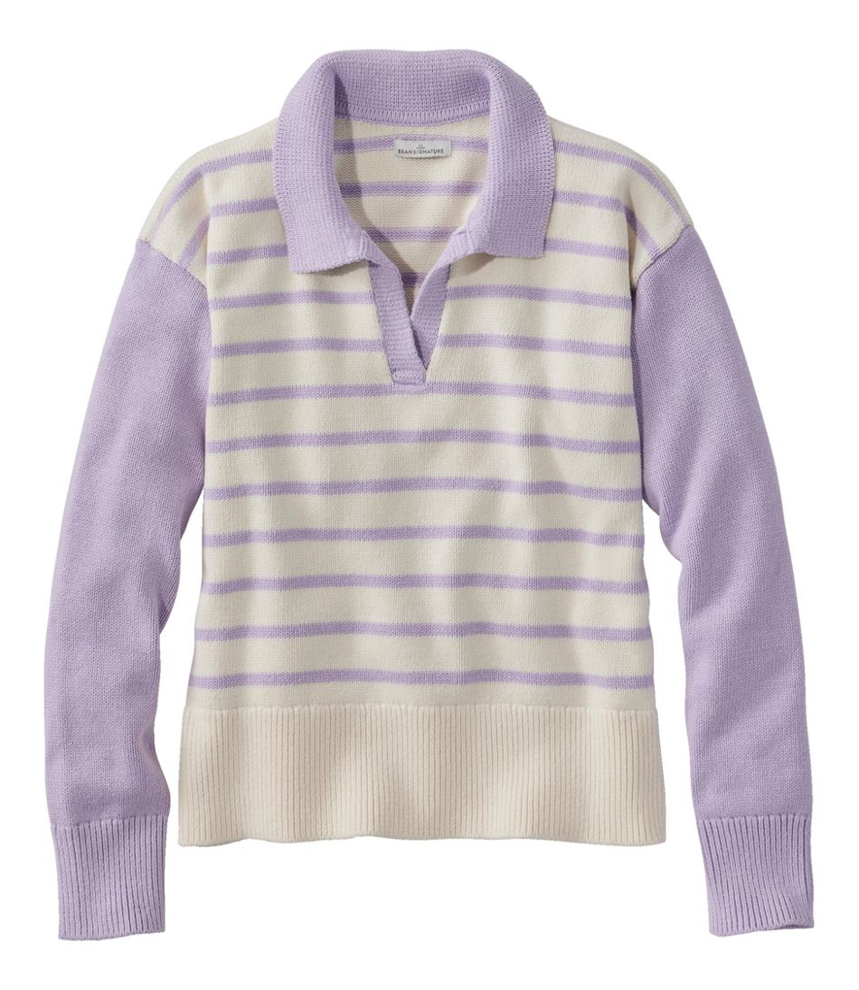 Women's Signature Original Cotton Sweater, Polo - L.L.Bean Latest