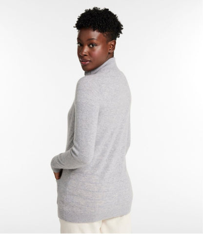 Women's Classic Cashmere Button-Front Cardigan - L.L.Bean Classic