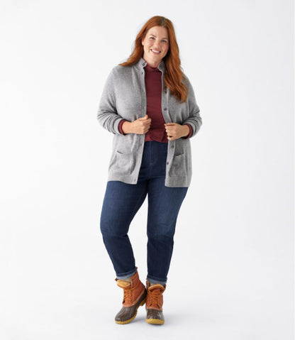 Women's Classic Cashmere Button-Front Cardigan - L.L.Bean Classic