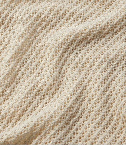 Women's Organic Cotton Slub Pointelle Sweater, Polo - L.L.Bean Value