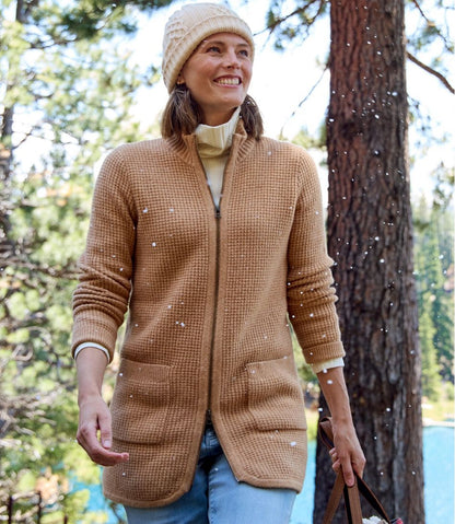 Women's SuperSoft Waffle Sweater, Coatigan - L.L.Bean Quality
