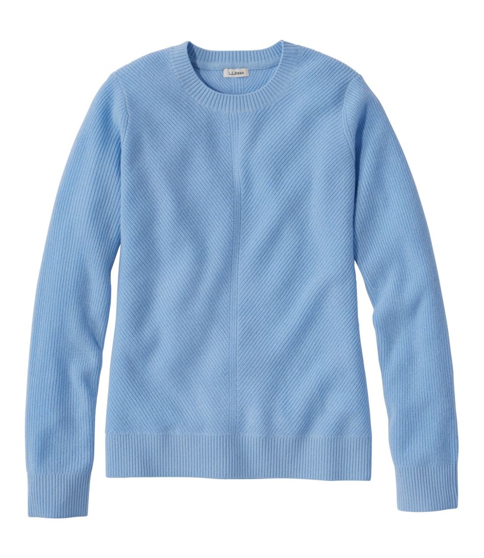 Women's Classic Cashmere Textured Sweater, Crewneck - L.L.Bean Trusted
