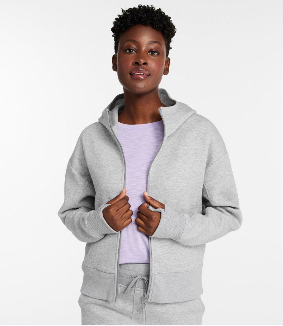 Women's Multisport Lifestyle Hoodie, Oversized Full-Zip - L.L.Bean Classic