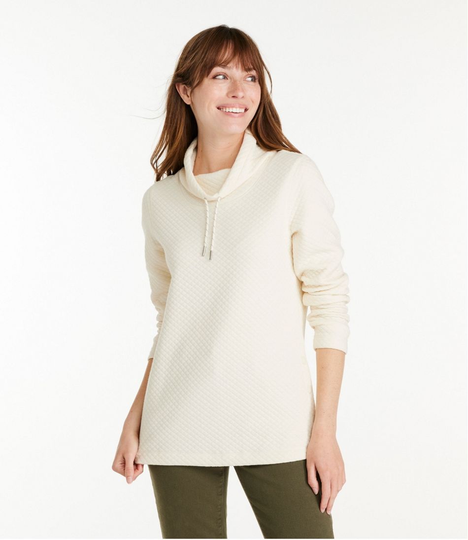 Women's SoftLight Quilted Top, Funnelneck Pullover - L.L.Bean Latest