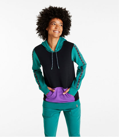Women's Bean's Cozy Camp Hoodie, Colorblock - L.L.Bean Trusted