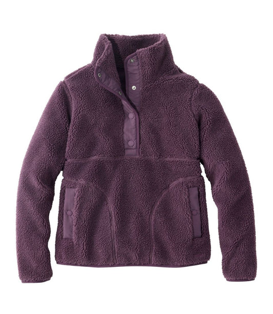 Women's Bean's Sherpa Fleece Pullover - L.L.Bean Customer Favorite