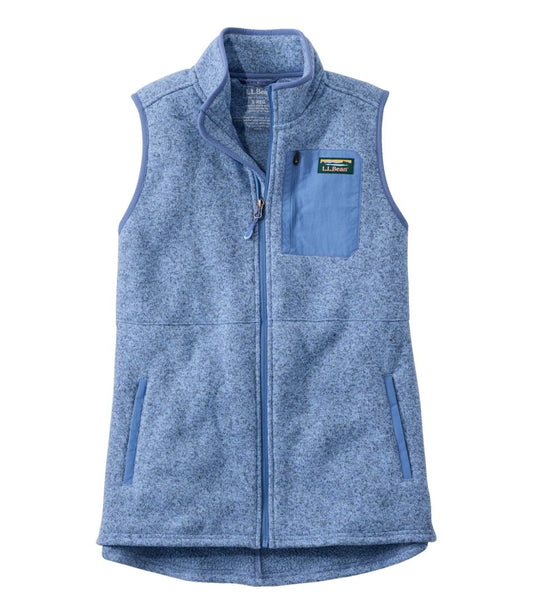 Women's L.L.Bean Sweater Fleece Long Vest - L.L.Bean Everyday