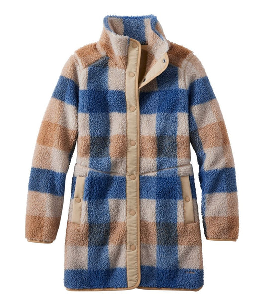 Women's Bean's Sherpa Fleece Coat, Print - L.L.Bean Latest