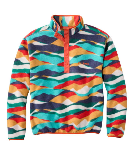 Adults' Bean's Classic Fleece Pullover, Print - L.L.Bean Essential