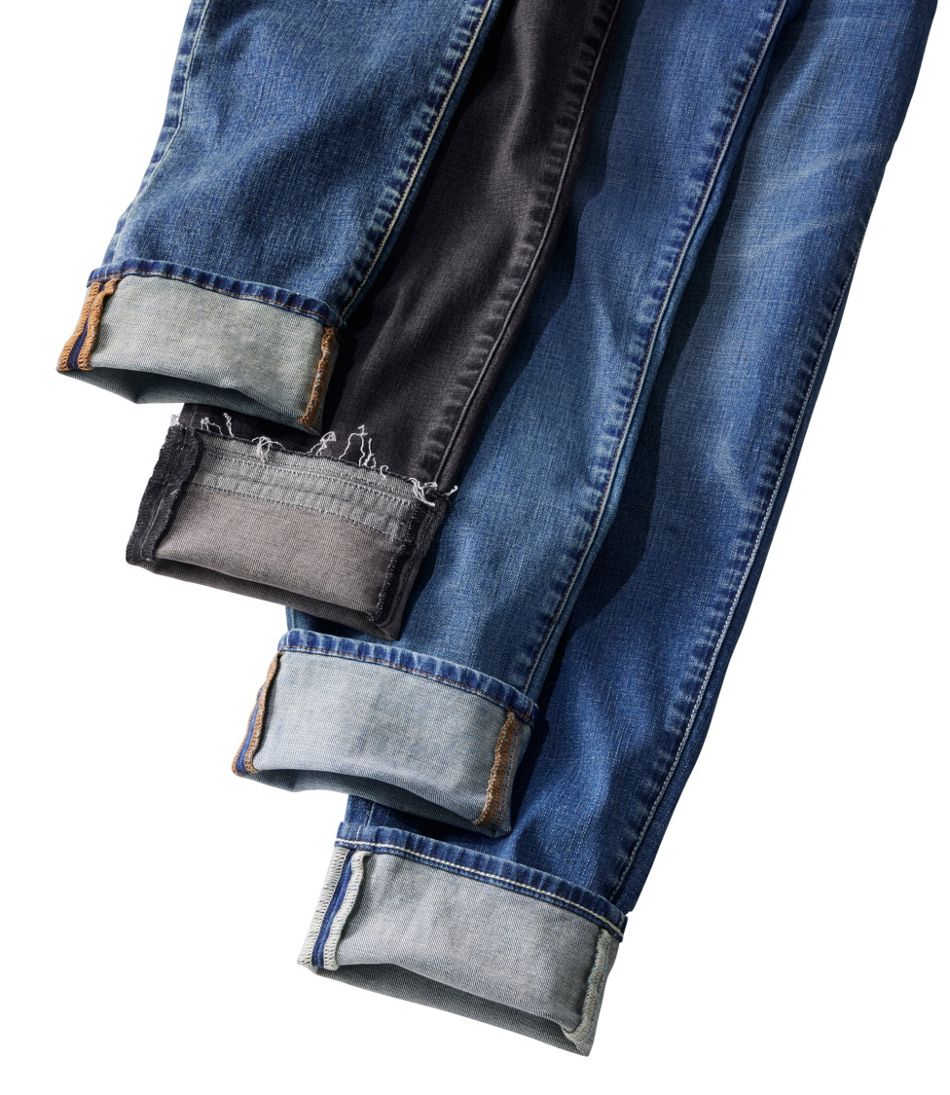 Women's Signature Organic Denim Boyfriend Jeans, Low-Rise Straight-Leg - L.L.Bean Latest