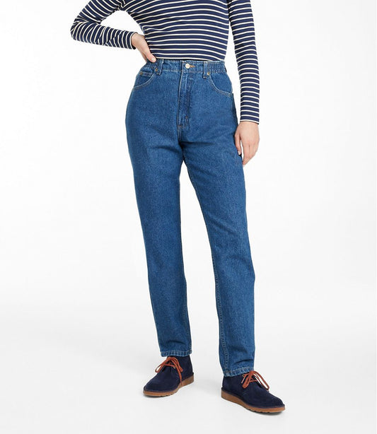 Women's Double L® Jeans, Ultra High-Rise Comfort Waist Tapered Leg - L.L.Bean Trusted